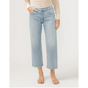 Silver Jeans 30x28 Relaxed Twisted Straight Leg Ankle Jeans Light Wash Mid-Rise